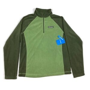 Columbia Men’s Life Pointe Half-Zip Fleece Pullover Jacket Meidum RETAIL $45 NEW